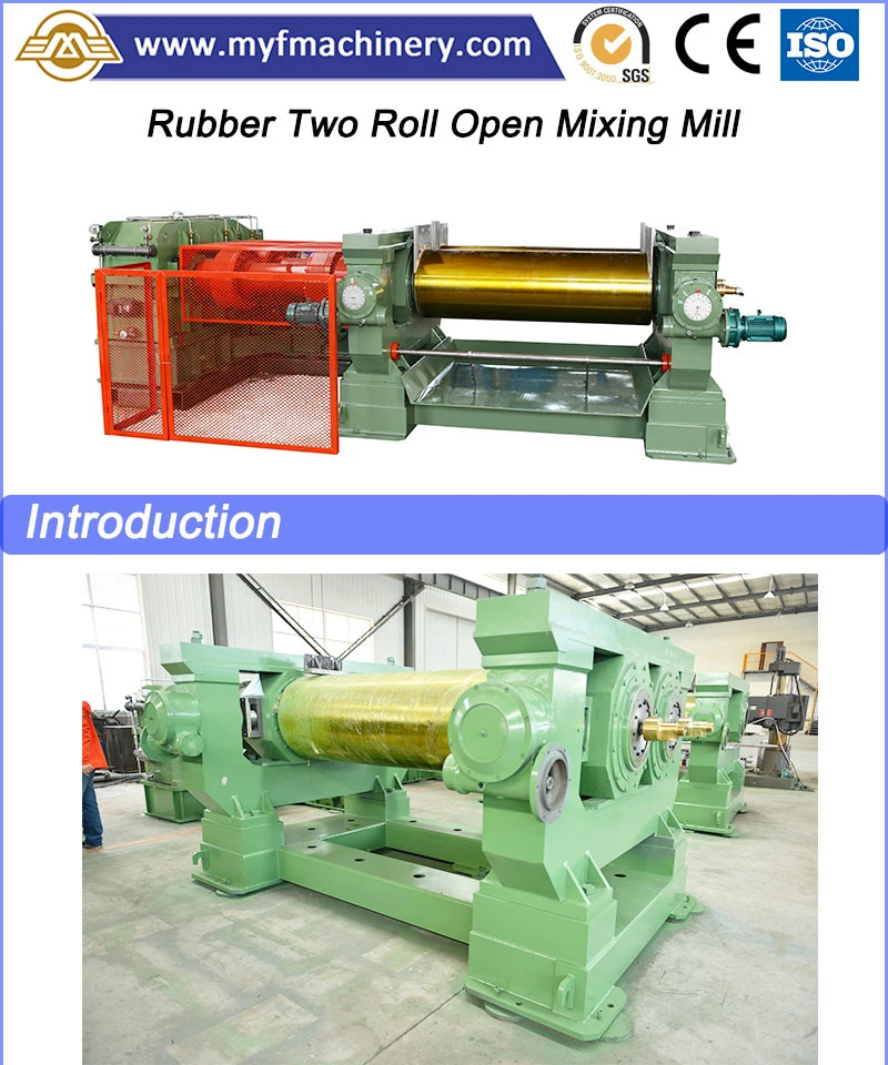 Xk-250/360/400/450/550/560/610/660 Rubber 2 Two Roll Open Mixing Mill for Tire Manufacturing Plant